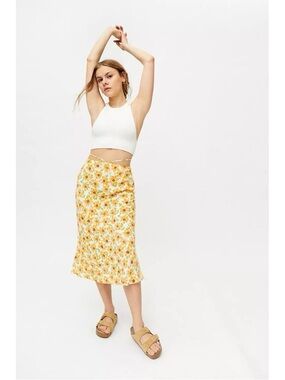 Urban Outfitters Cassie Strappy Midi Skirt